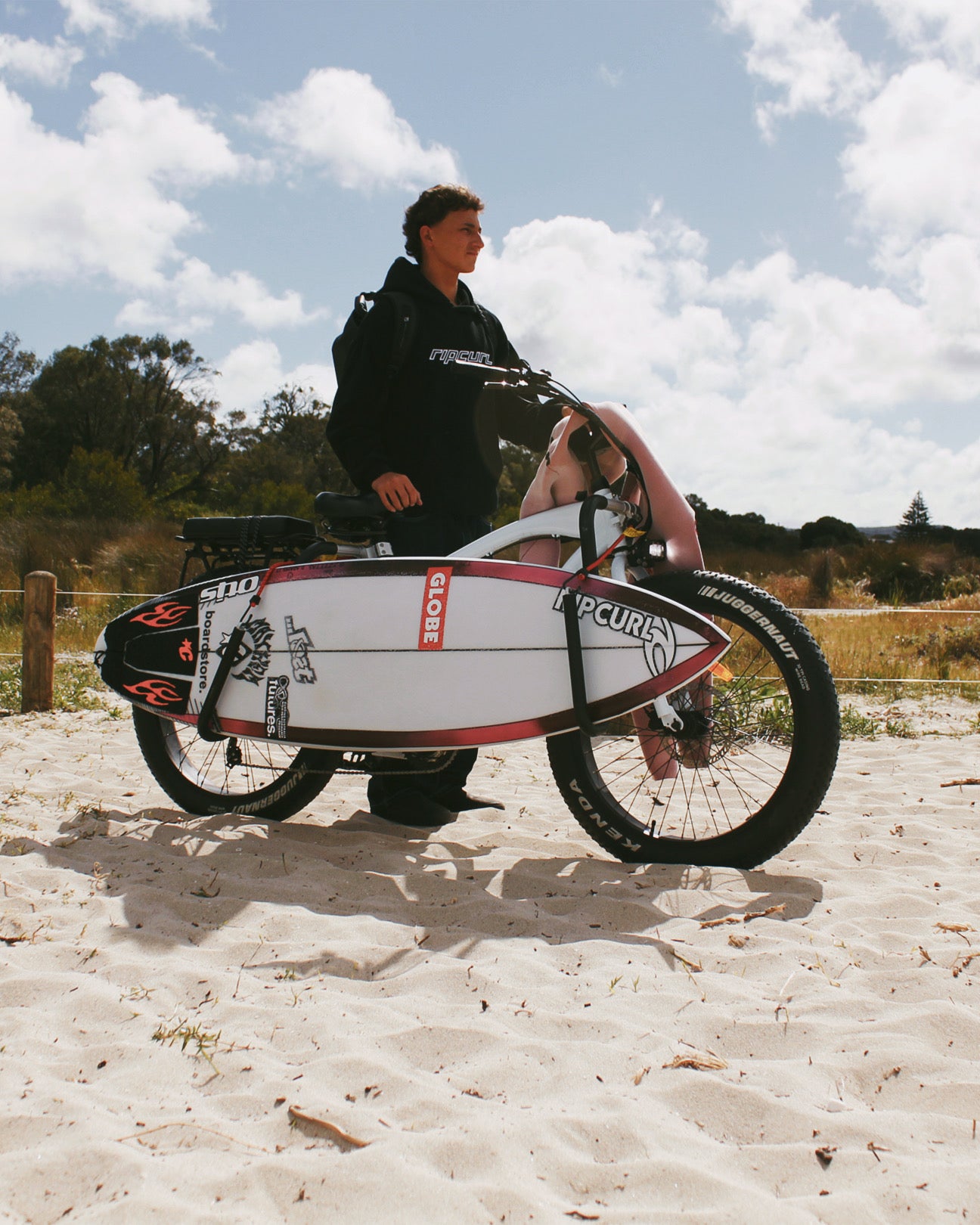 Longboard Bicycle Rack