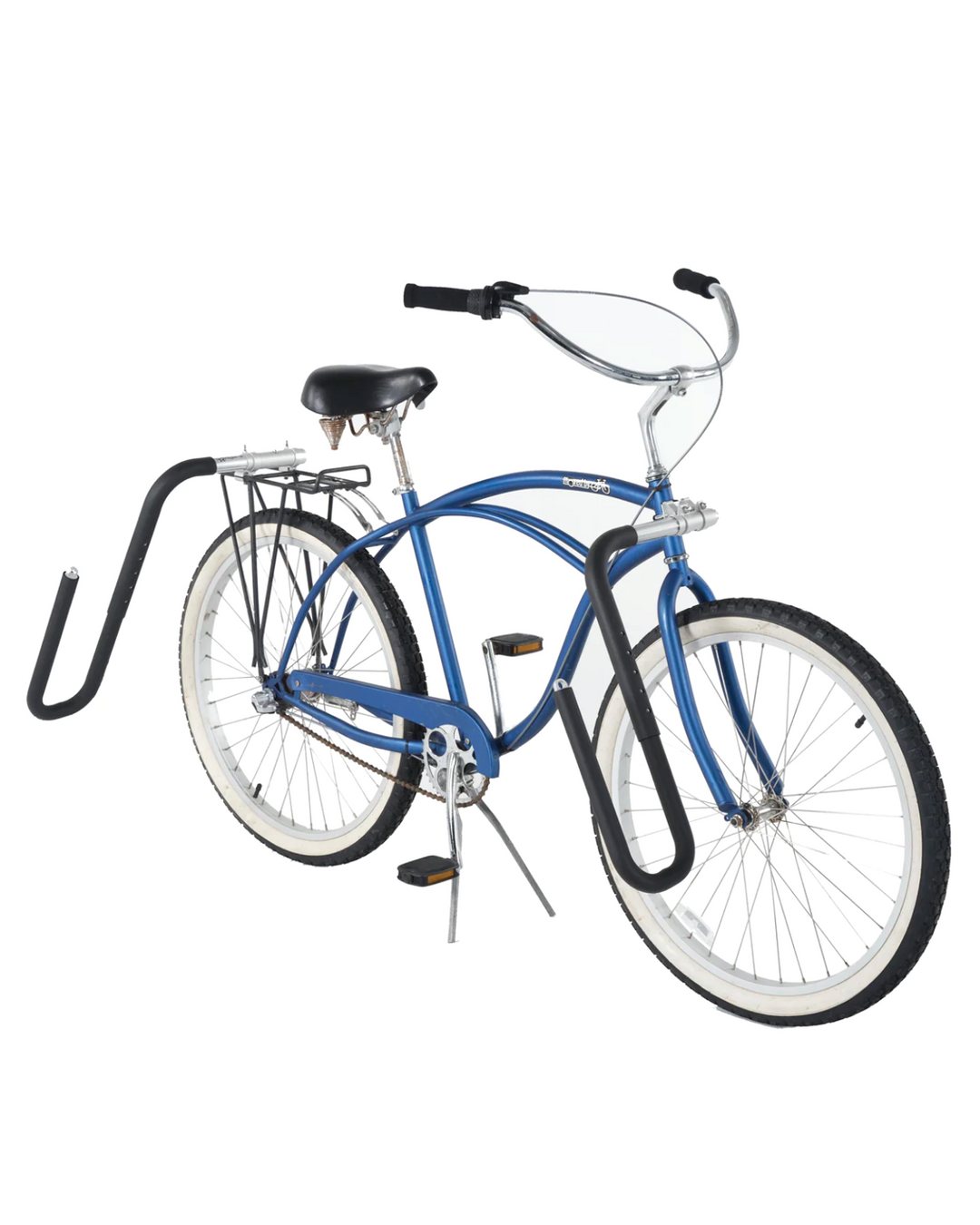 Surfboard holder for bike shop