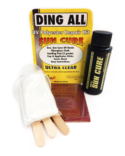 Sun Cure Polyester Fiberglass Repair Kit - 2 oz. – Ding All & SunCure