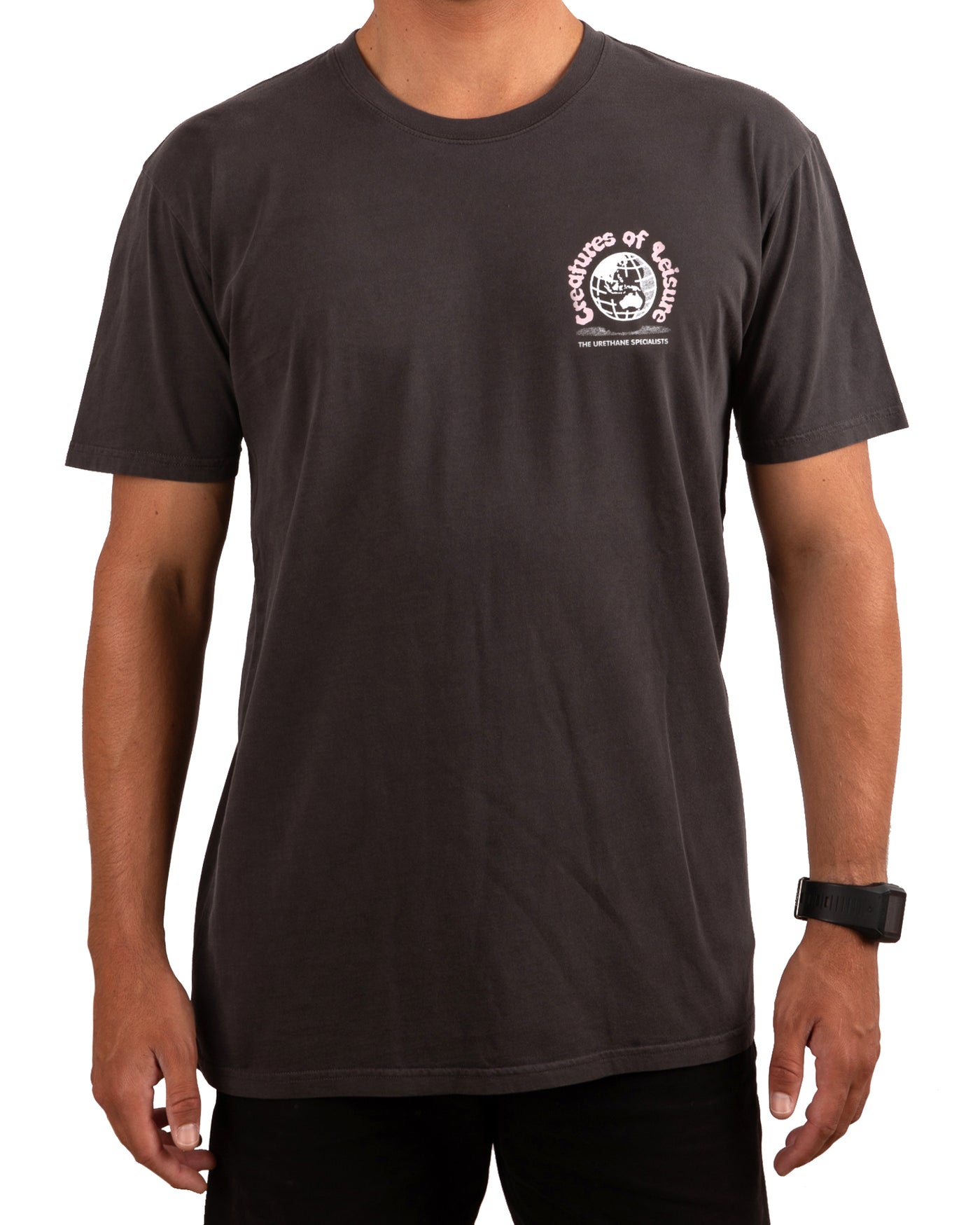 Urethane Specialists Tee : Washed Black (6587904688262)