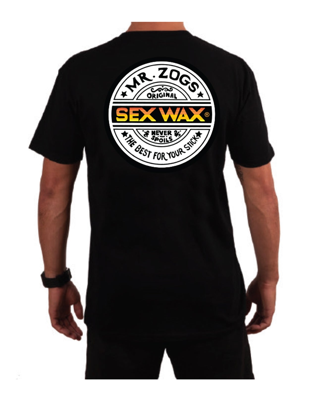 SEXWAX Tee | Word Fade orange (6850198470790)